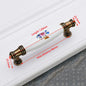 KAK Antique Bronze Ceramic Cabinet Handles Zinc Alloy Drawer Knobs Wardrobe Door Handles Morning Glory European Furniture Handle