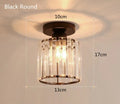Nordic Modern K9 Crystal Ceiling Light Indoor Aisle Corridor Ceiling Lamp Hallway Stairs Bedroom Dining Room Ceiling Fixtures