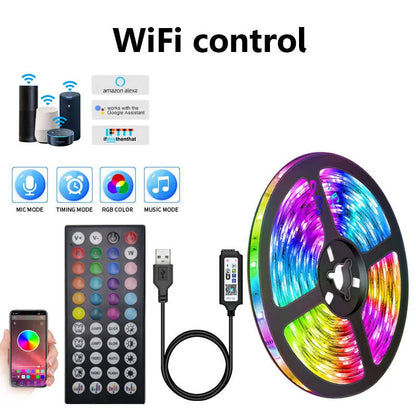 5050 Led Strip 5V Ice Tape With Wifi Bluetooth Remote Control For Tv Kitchen 5M 10M Tura Led Lights For Colorful Children Room