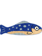 VIKAMA  Salted Fish Shape Creative Carpet Imitation Cashmere Carpet Bedroom Bedside Rugs Waterproof Non-Slip Bathroom Floor Mat