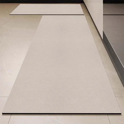 Kitchen Floor Mat Black Carpet Home Decoration Waterproof Oil-proof Leather Non-slip Area Rug Alfombra De Cocina 주방 카펫 Pvc 매트