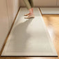 Kitchen Floor Mat Black Carpet Home Decoration Waterproof Oil-proof Leather Non-slip Area Rug Alfombra De Cocina 주방 카펫 Pvc 매트
