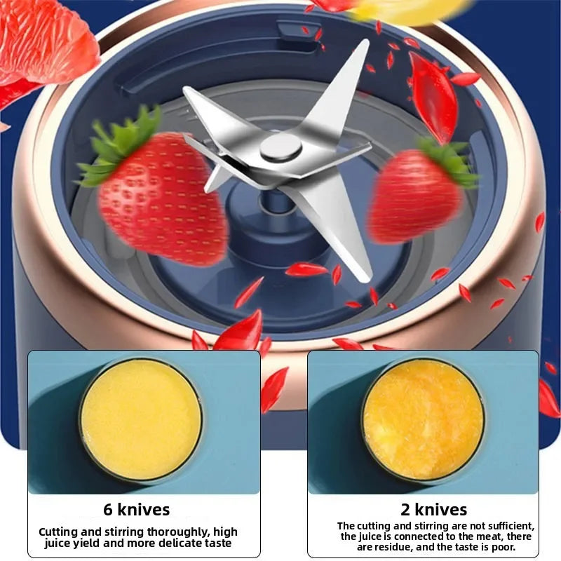 liquidificador portàltil de frutas para o verao