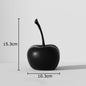 Black and White Stripe Apple Pineapple Statue Desk Decoration Ornaments Minimalism Fruits Resin Sculpture Room Aesthetics Decor