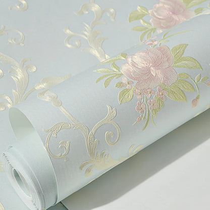 Floral Wallpaper Self-adhesive Warm Girl Bedroom 3d Thickening Wall Decoration Stickers Living Room Restaurant Sofa Background