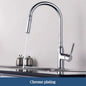 GEGVE Removable Kitchen Sink Faucet Spring Faucets Pull Out Spout Mixer Tap Hot Cold Water with Pull Down Tap Sprayer Cooking