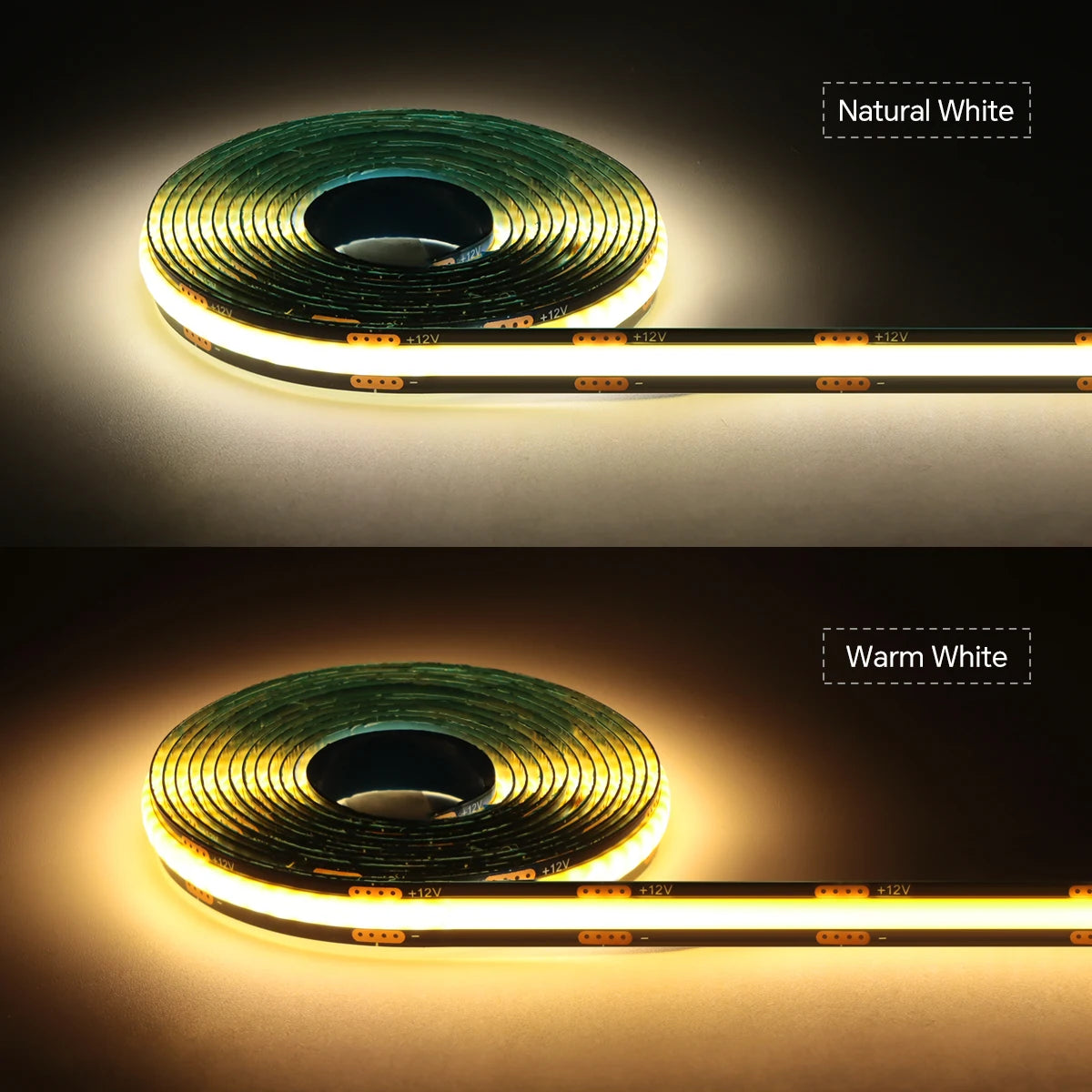 Smart Penetrable Wood COB LED Strip Touch Sensor Light 1-6 PCS 1-3m Black PCB Embedded Cabinet TV Wall Backlight Parallel Lights