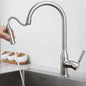 GEGVE Removable Kitchen Sink Faucet Spring Faucets Pull Out Spout Mixer Tap Hot Cold Water with Pull Down Tap Sprayer Cooking