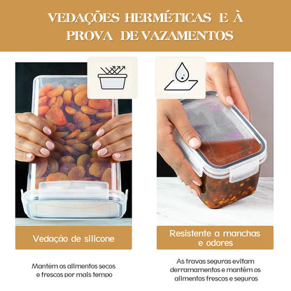 Conjunto de 200/1400/2000/12800 ml: 15 potes