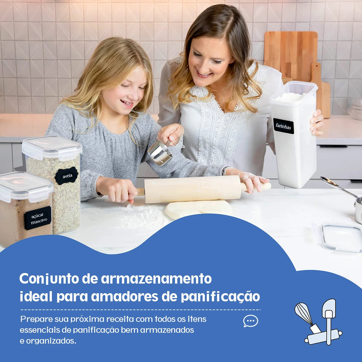 Conjunto de 200/1400/2000/12800 ml: 15 potes